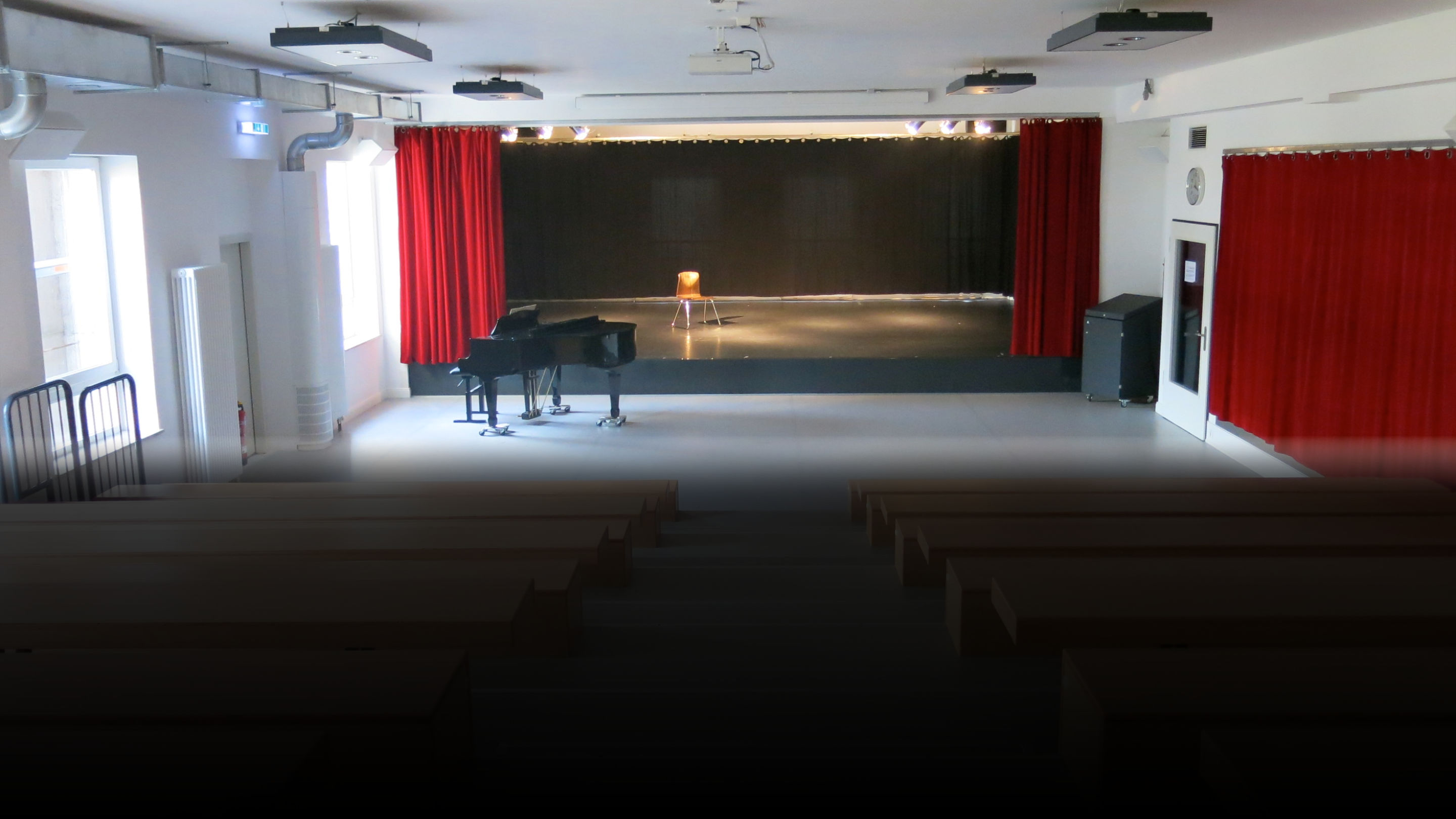 Die interne Bühne der Stage School Hamburg